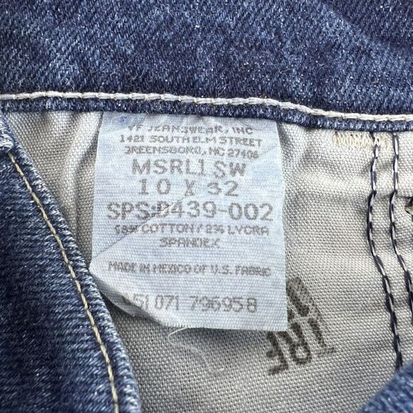 Wrangler Women 10 Vintage 90 High-Waisted Relaxed Fit Tapered Leg Stretch Jeans - Picture 5 of 14